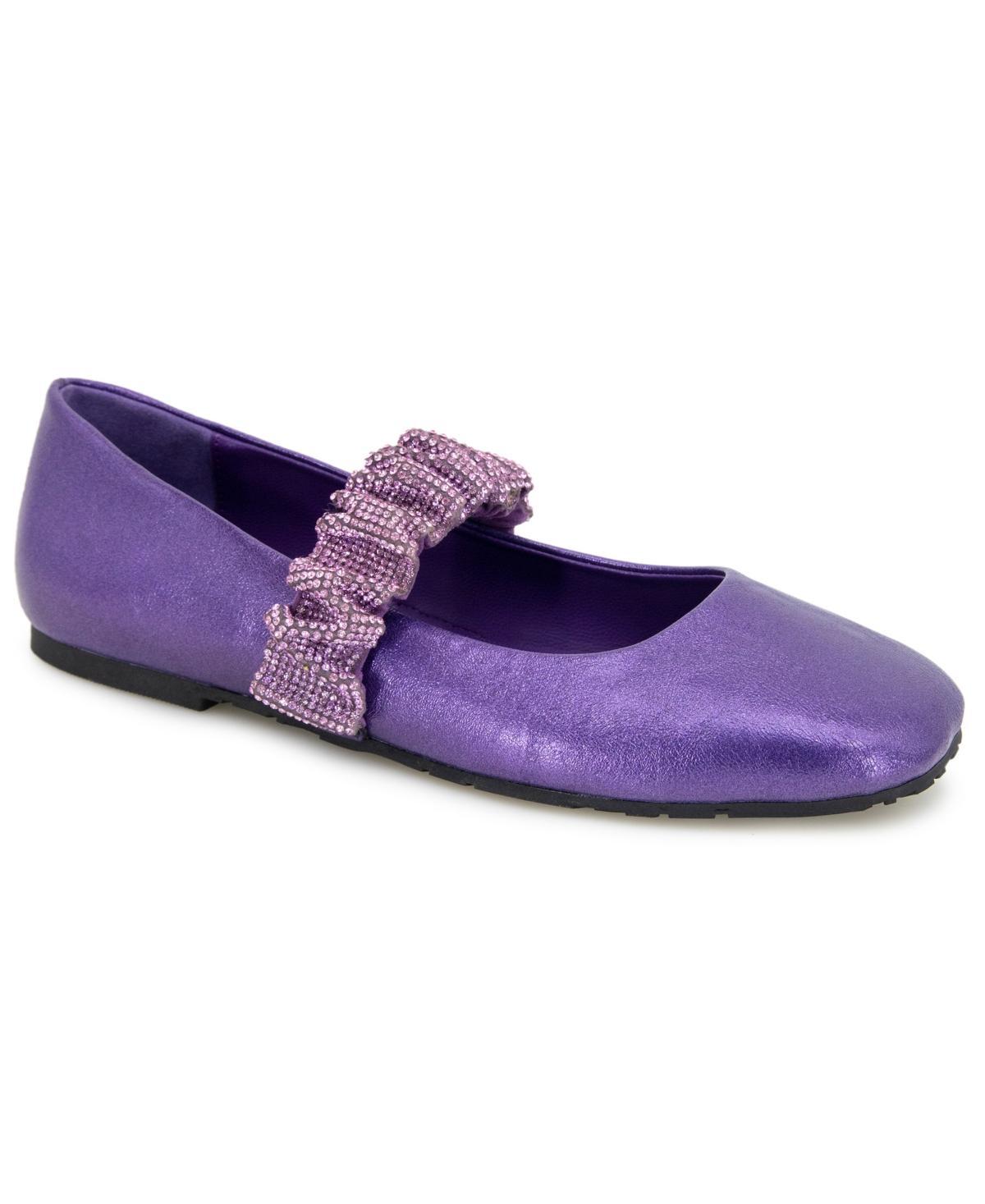 Kenneth Cole Reaction Womens Elina Jewel Ballet Flats Product Image