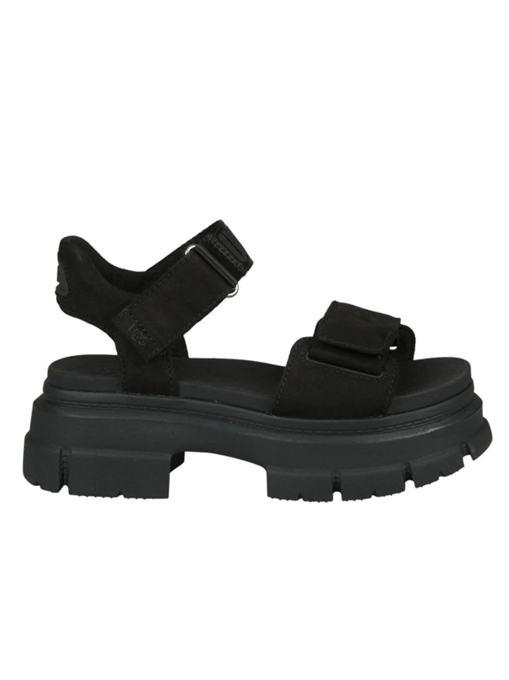 UGG Ashton Ankle Strap Sandals In Black Product Image