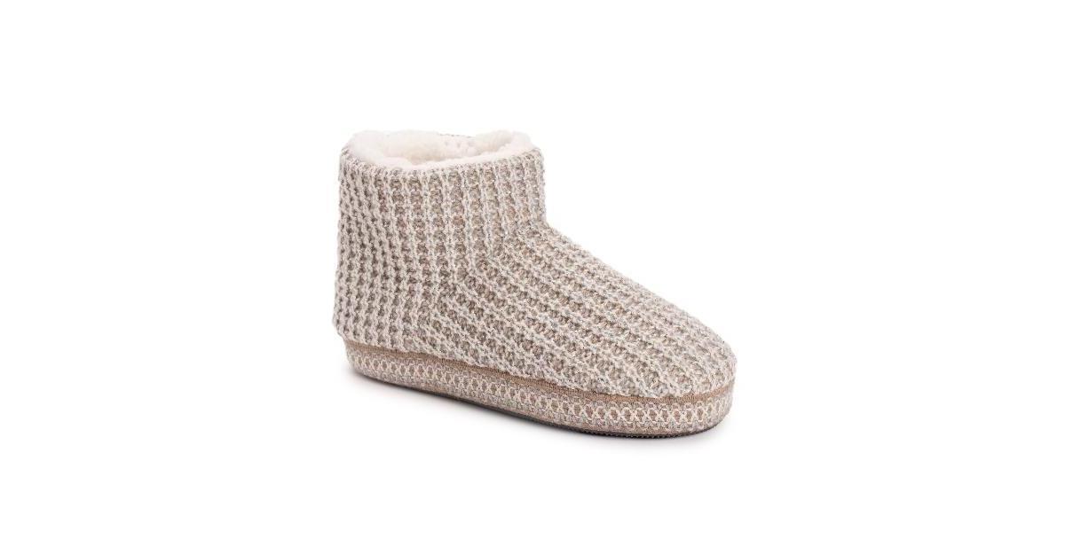 MUK LUKS Womens Favina Bootie Slippers Product Image