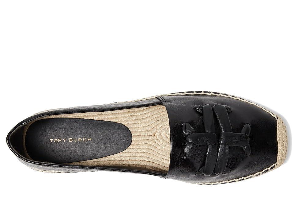 Tory Burch Woven Double T Aline Espadrille (Perfect /Perfect ) Women's Shoes Product Image