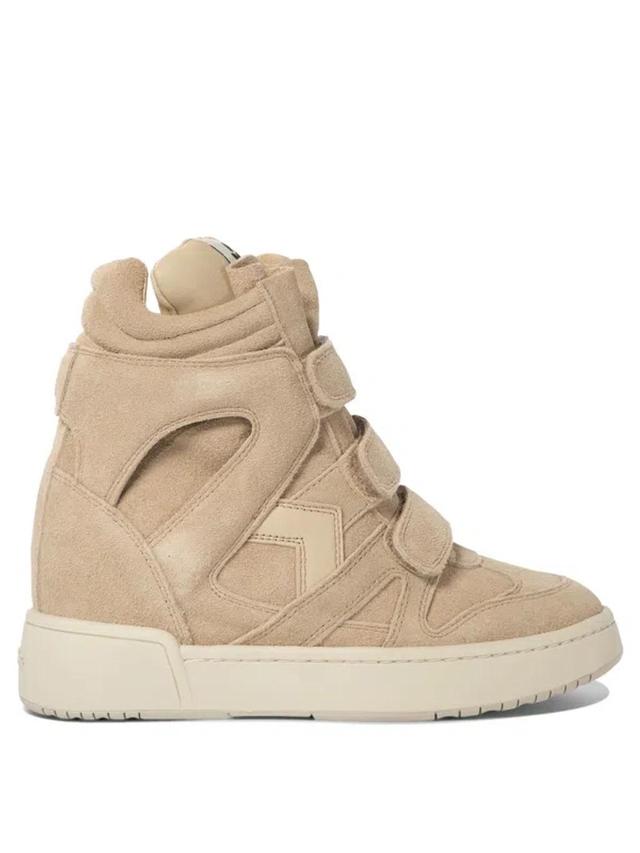 Nb3 Suede Elegance High-top Sneakers In Beige Product Image