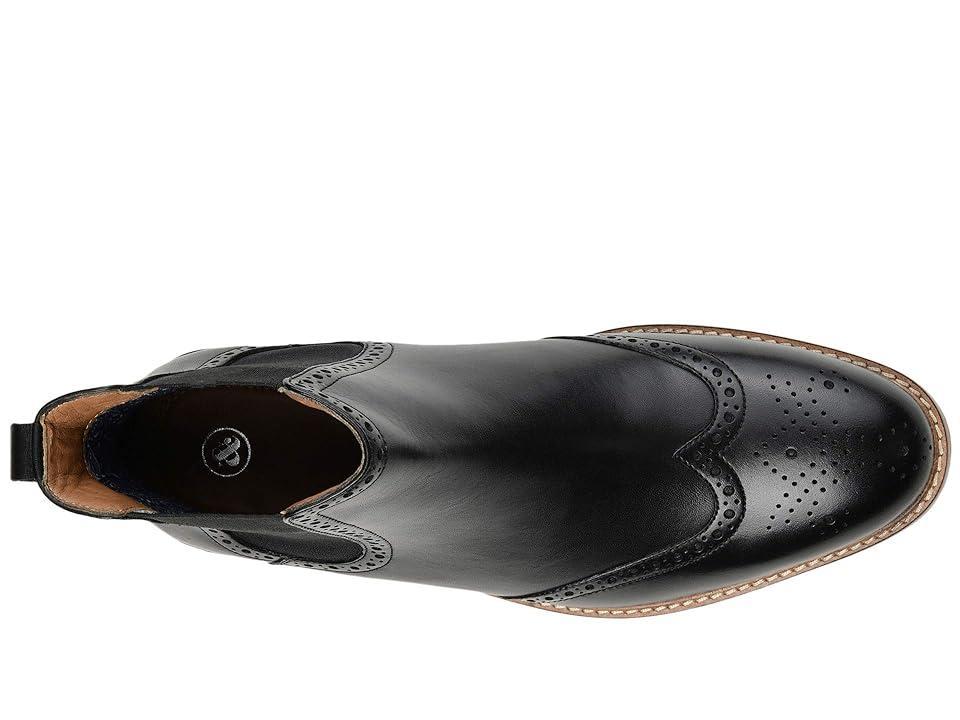 Thomas & Vine Watson Mens Wingtip Chelsea Boots Black Product Image