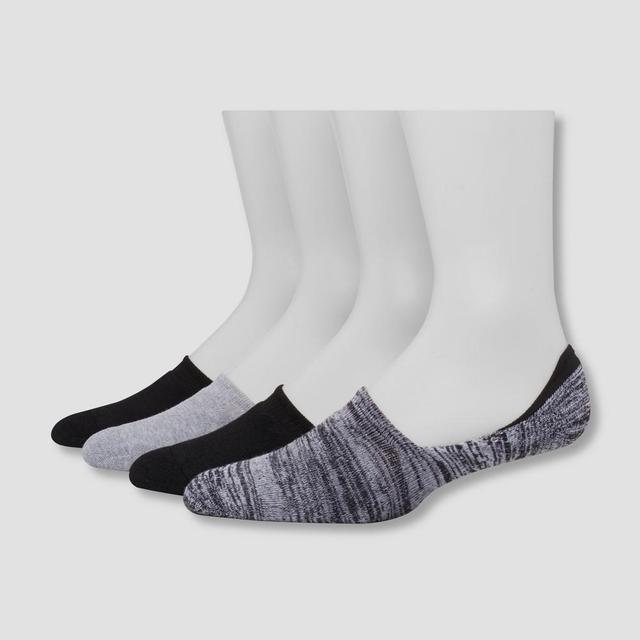 Hanes Premium Mens 4pk Liner Socks - Gray 6-12 Product Image