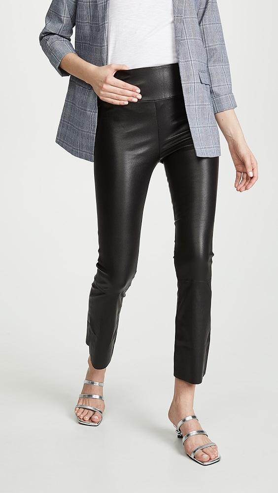 SPRWMN Leather Crop Flare Leggings | Shopbop Product Image