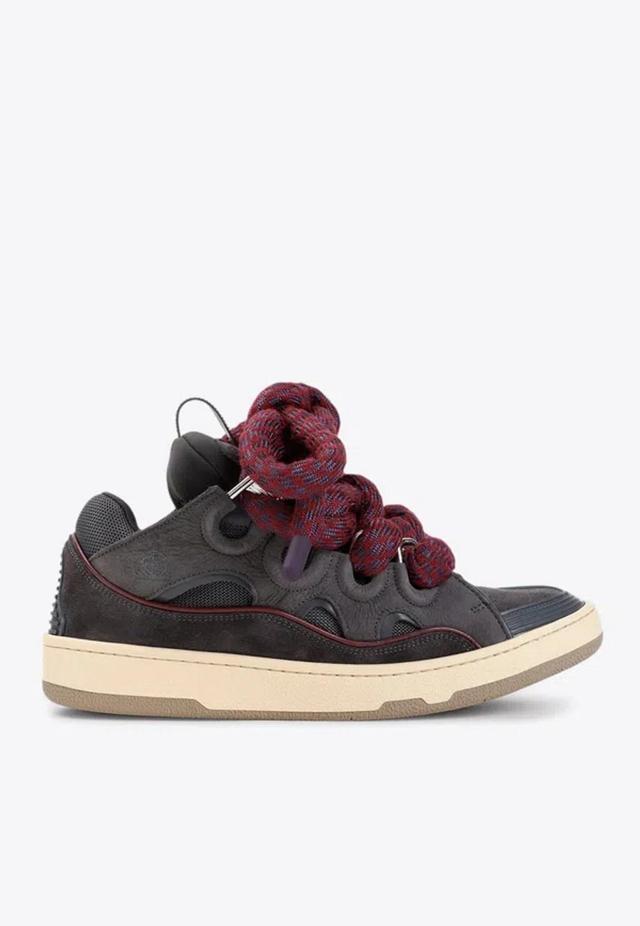 LANVIN Curb Sneakers In Gris Requin Product Image