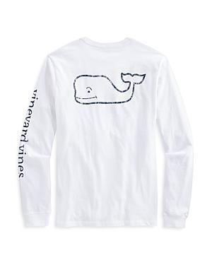 Vineyard Vines Long Sleeve Garment Dyed Vintage Whale Tee Product Image