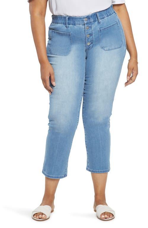 NYDJ Marilyn Infinity Waist Button Fly Crop Jeans Product Image