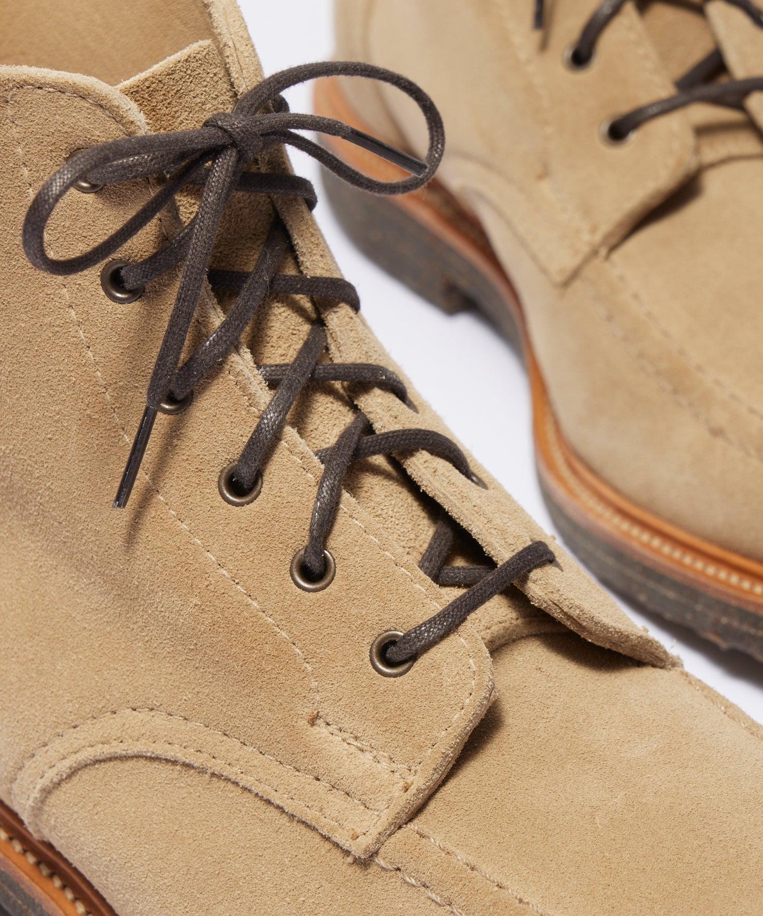 Todd Snyder x Sanders Apron Boot in Milkshake Suede Product Image