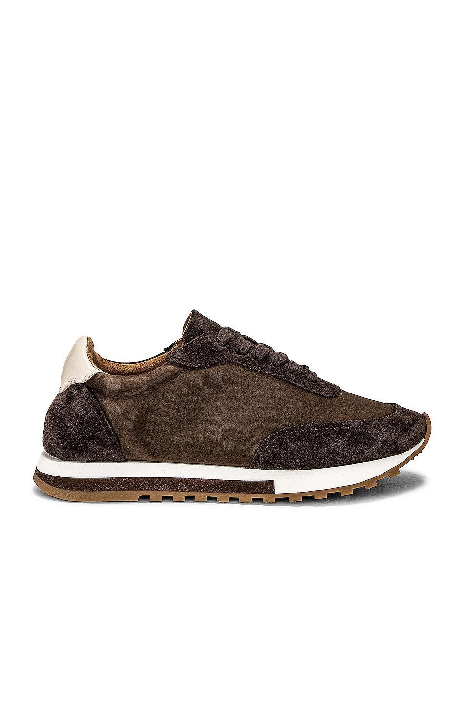 The Row Owen Runner Sneaker in Black Product Image