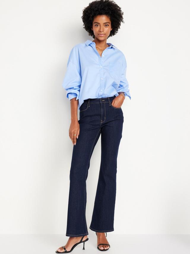 High-Waisted Wow Flare Jeans Product Image