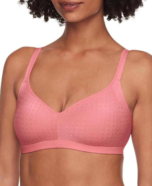 Warners Womens Easy Does It Underarm-Smoothing Wireless Lightly Lined Comfort Bra RM3911F Product Image