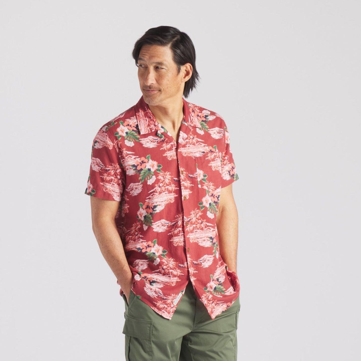 Bali Ha'i Camp Collar Shirt - Bali Hi Red Product Image