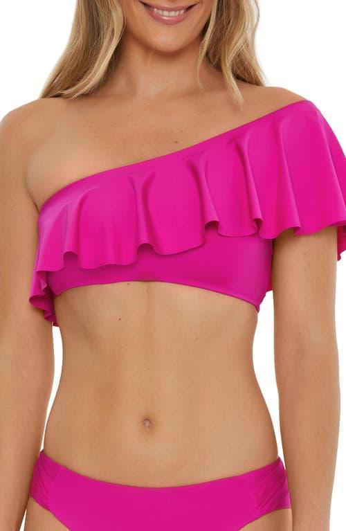 Womens Monaco Ruffled Bandeau Bikini Top Product Image