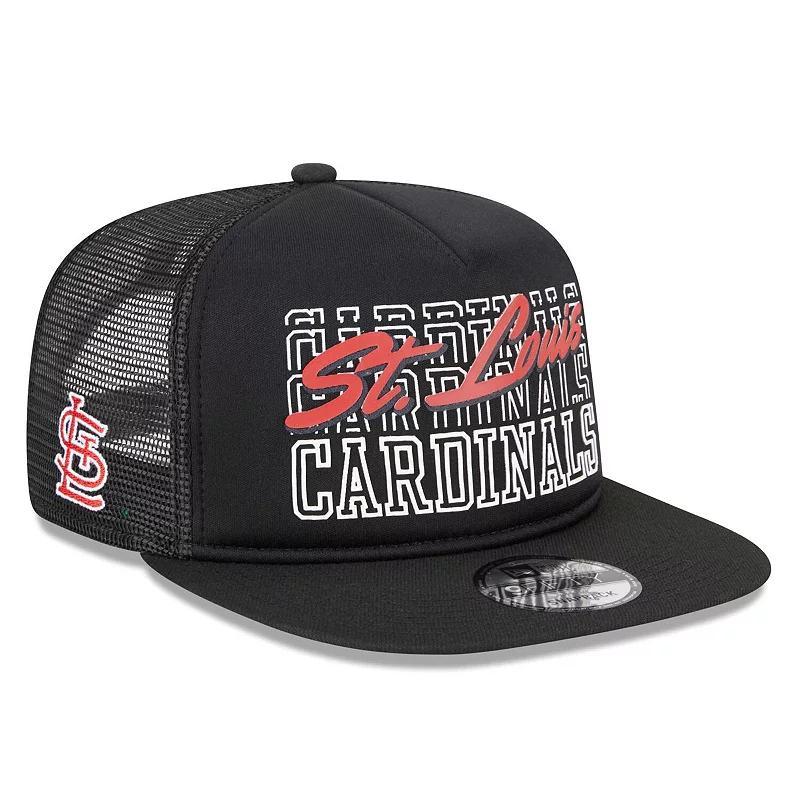 Mens New Era St. Louis Cardinals Street Team A-Frame Trucker 9FIFTY Snapback Hat Product Image