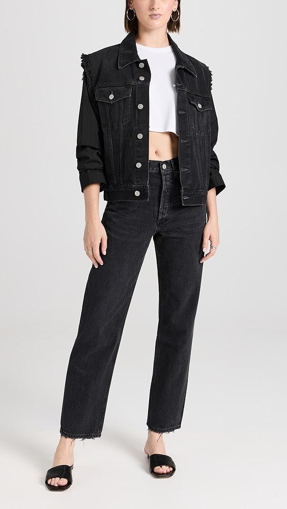 AGOLDE 90 Mid Rise Straight Jeans | Shopbop Product Image