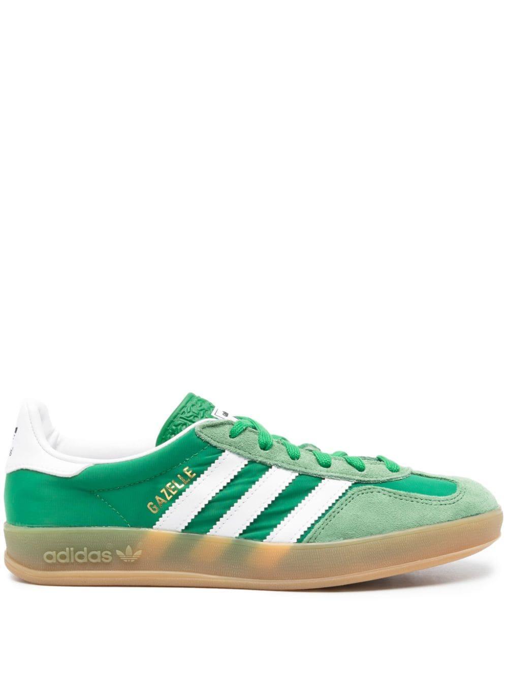 ADIDAS ORIGINALS Gazelle 3-stripes Logo Sneakers In Green Product Image