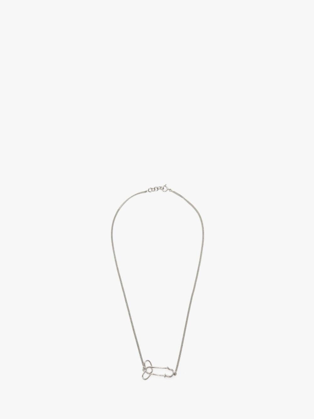 PENIS PIN PENDANT NECKLACE in silver | JW Anderson US  Product Image