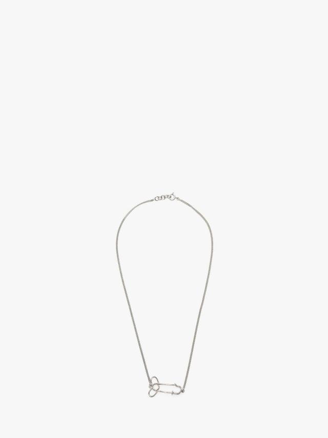 PENIS PIN PENDANT NECKLACE in silver | JW Anderson US  Product Image