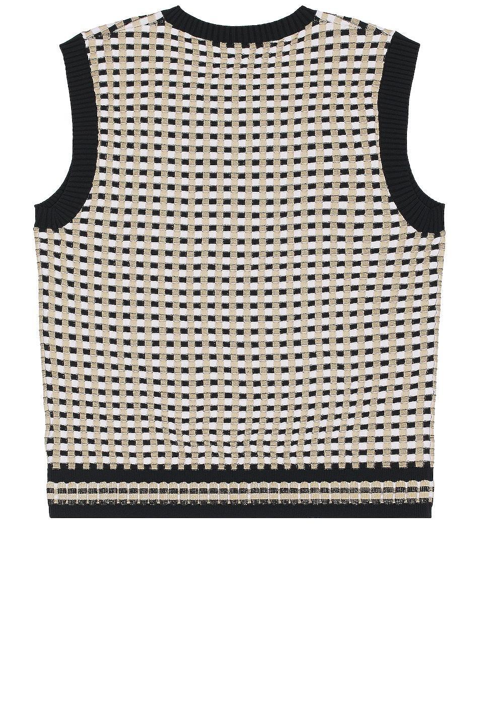 Burberry Elijah Knit Vest in Beige Product Image