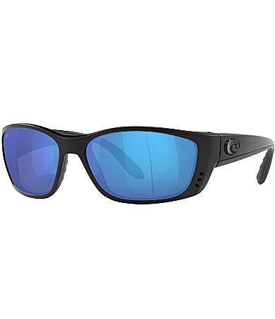 Costa Del Mar Polarized Sunglasses, Fisch 64 - BLACK BLACK Product Image