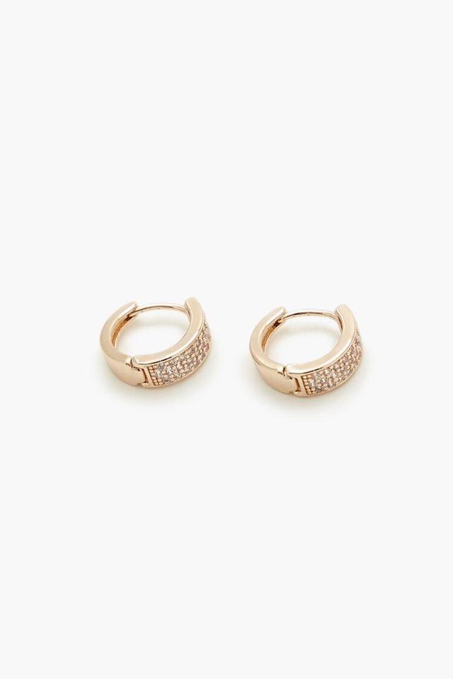 Rhinestone Hoop Earrings | Forever 21 Product Image