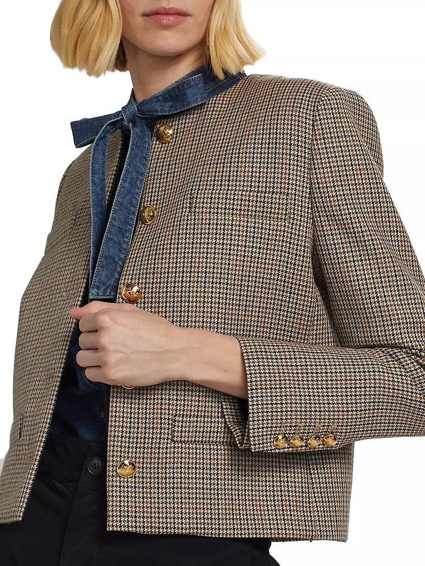 Sloane Check Wool Jacket Product Image