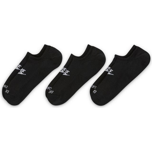 Mens Nike 3-pack Everyday Plus Dri-FIT Cushioned Footie Socks Grey Product Image