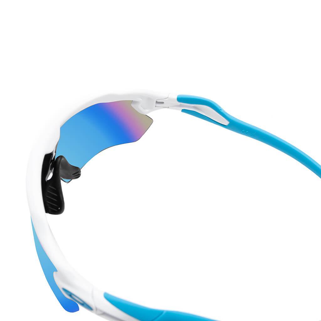 Radar EV Path - Polished White/Prizm Sapphire Male Product Image