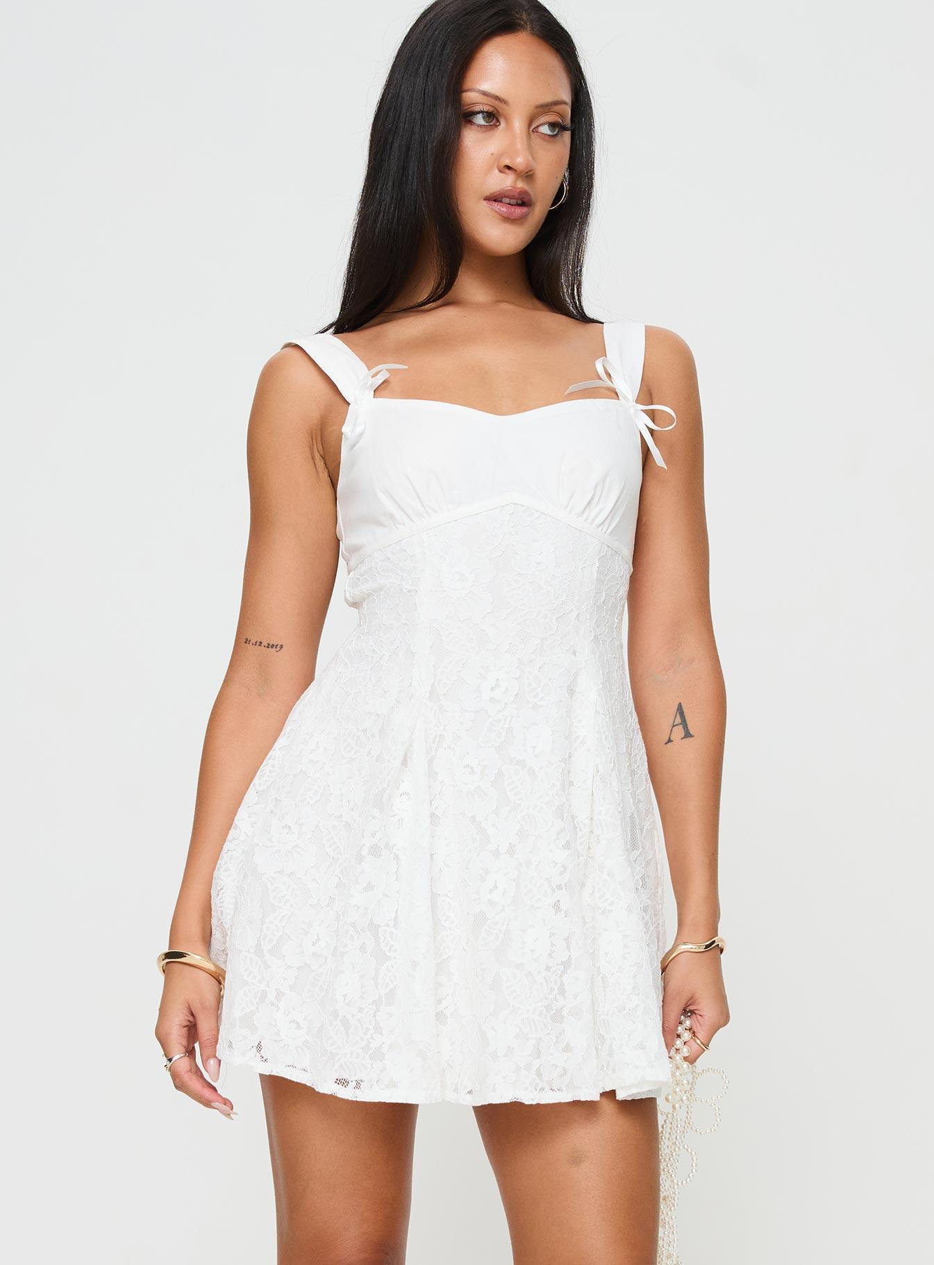 Tadea Mini Dress White Product Image