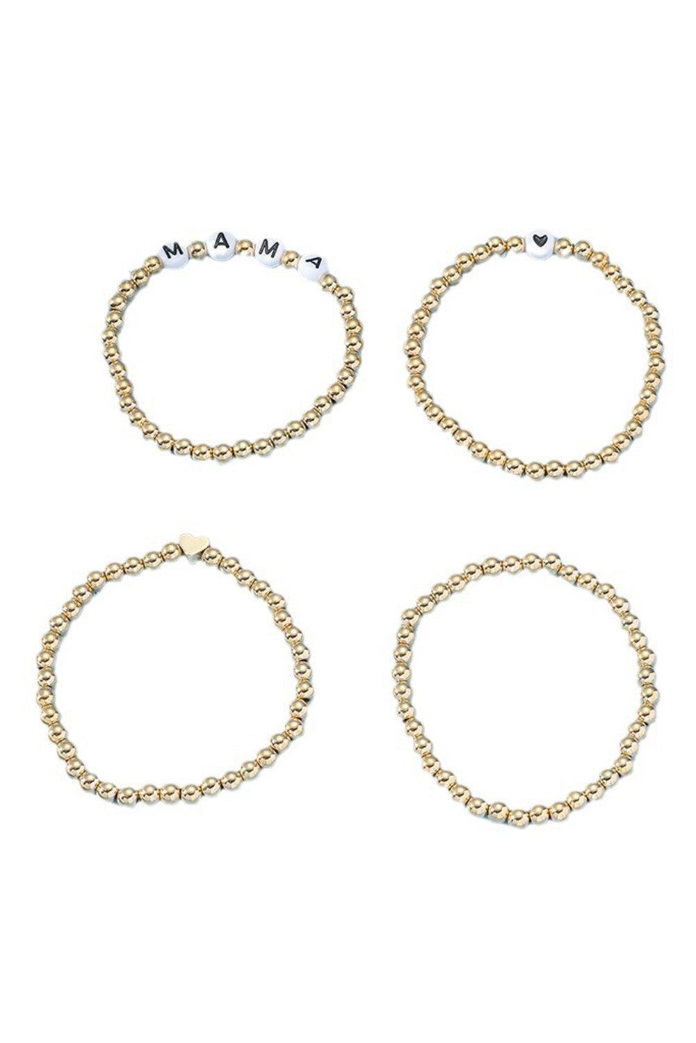 Gold Mama Bracelet Set Product Image