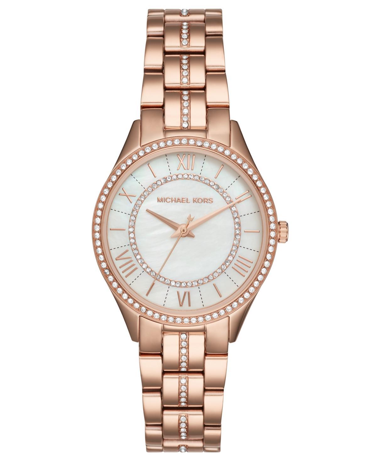 Oversized Pavé Logo -Tone Watch Product Image