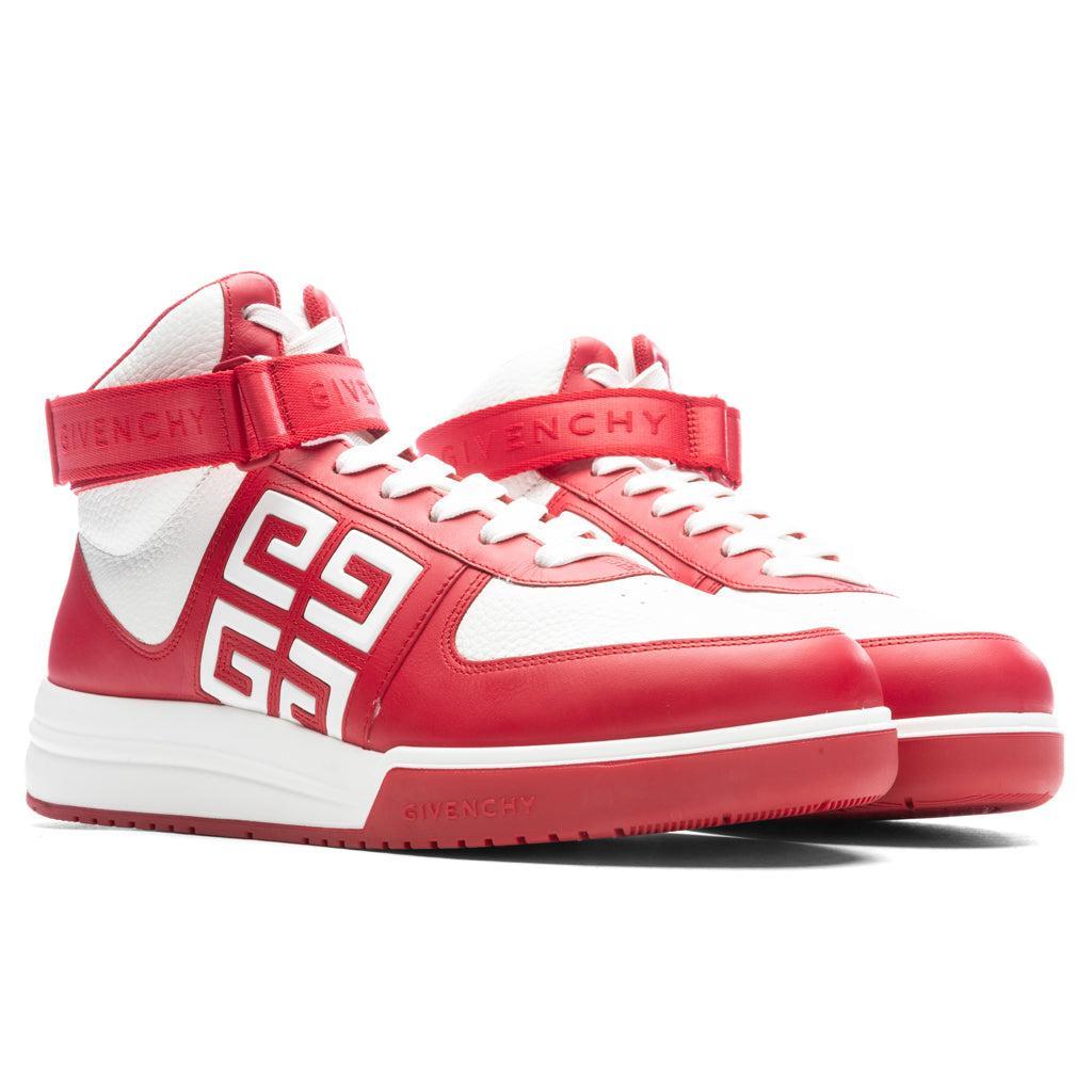 G4 High-Top Sneakers - Red/White Male Product Image