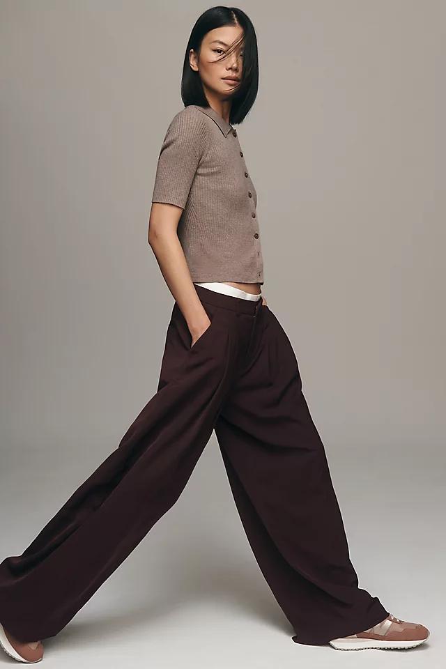 Maeve Wide-Leg Trouser Pants Product Image