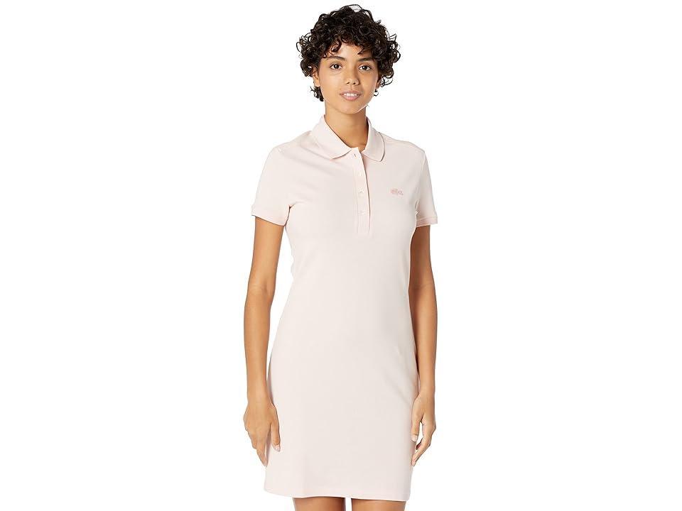 Lacoste Short Sleeve Slim Fit Stretch Pique Polo Dress (Nidus) Women's Dress Product Image