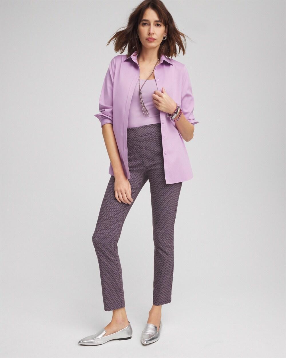 Brigitte Geo Slim Ankle Pants Product Image