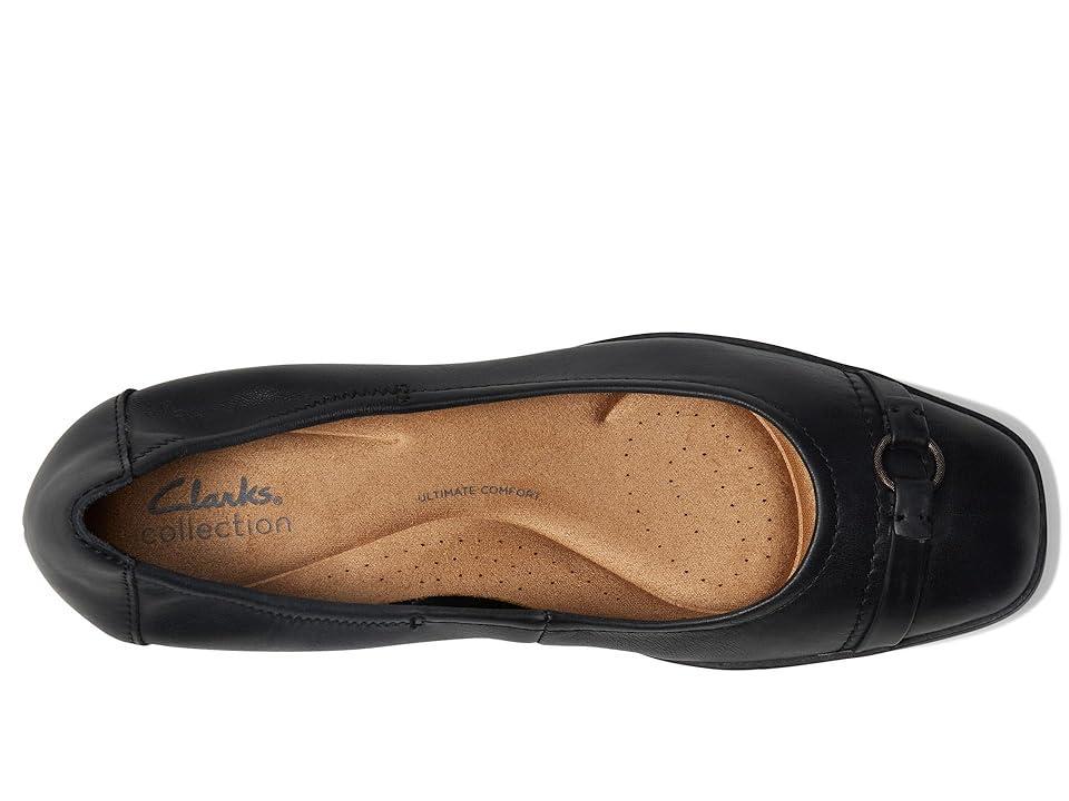 Clarks Lyrical Sky Leather) Women's Slippers Product Image