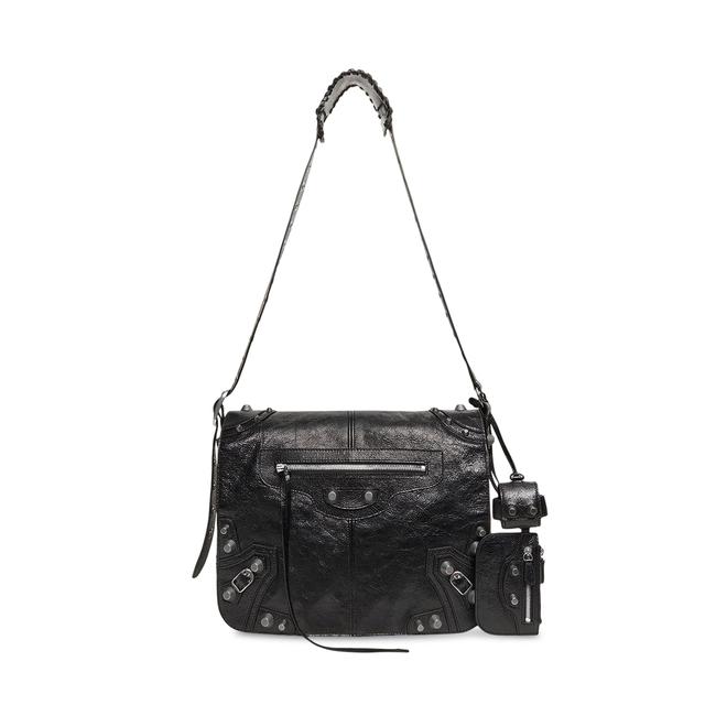 Men's Le Cagole Medium Messenger Bag in Black Product Image