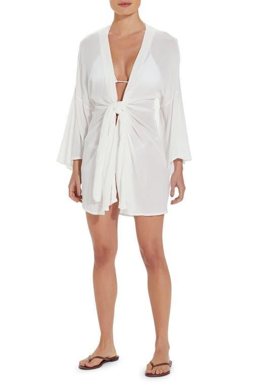 ViX Swimwear Perola Long Sleeve Cotton Cover-Up Product Image