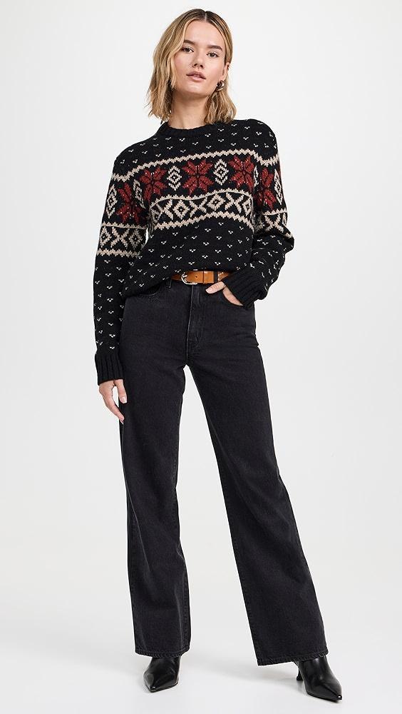 Polo Ralph Lauren Snowflake Long Sleeve Pullover Sweater | Shopbop Product Image