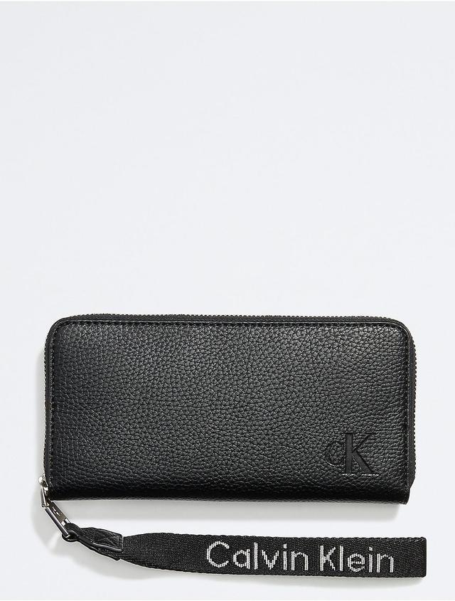 Calvin Klein Womens All Day Long Wristlet - Black Product Image