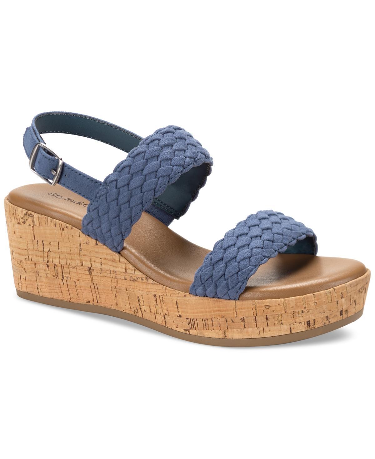 Style & Co Womens Madenaa Woven Platform Wedge Sandals, Created for Macys Product Image