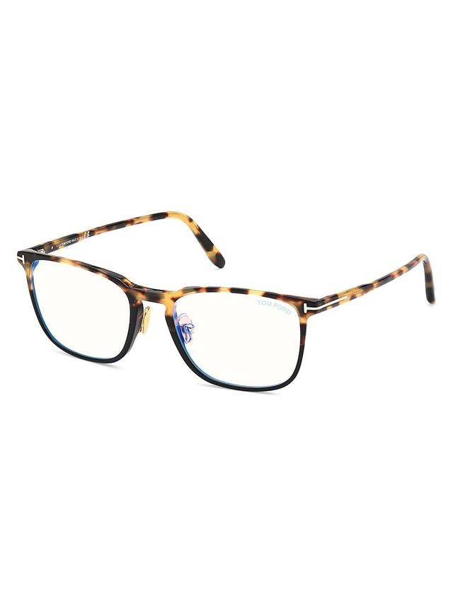 Mens 54MM Plastic Blue Filter Optical Glasses Product Image