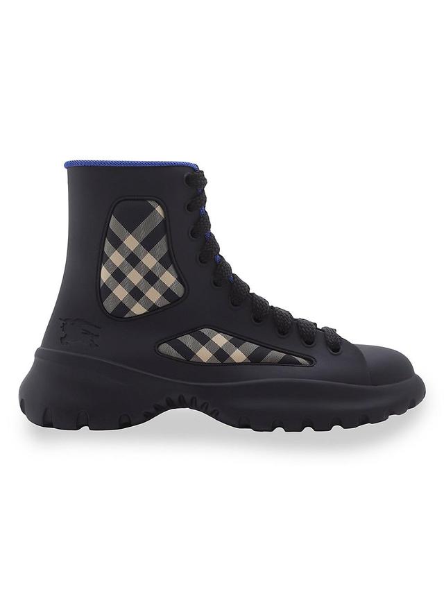 Mens Boulder Check Lace-Up Boots Product Image