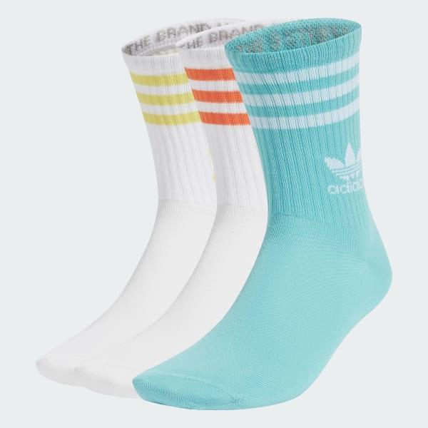 Mid Cut Crew Socks 3 Pairs Product Image