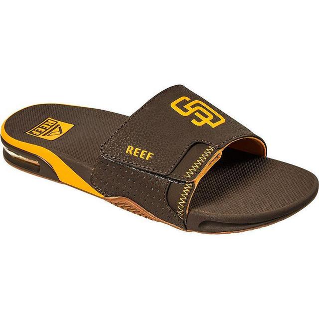 Mens REEF San Diego Padres Fanning Slide Sandals Product Image