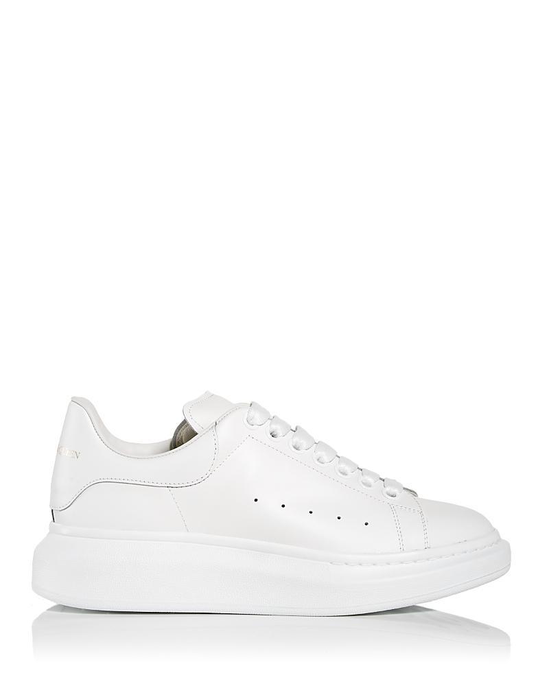 Alexander McQUEEN Mens Oversized Leather Heel Detail Sneakers Product Image