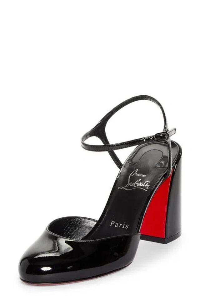 CHRISTIAN LOUBOUTIN Jane Quarter Strap Pump In Black Product Image