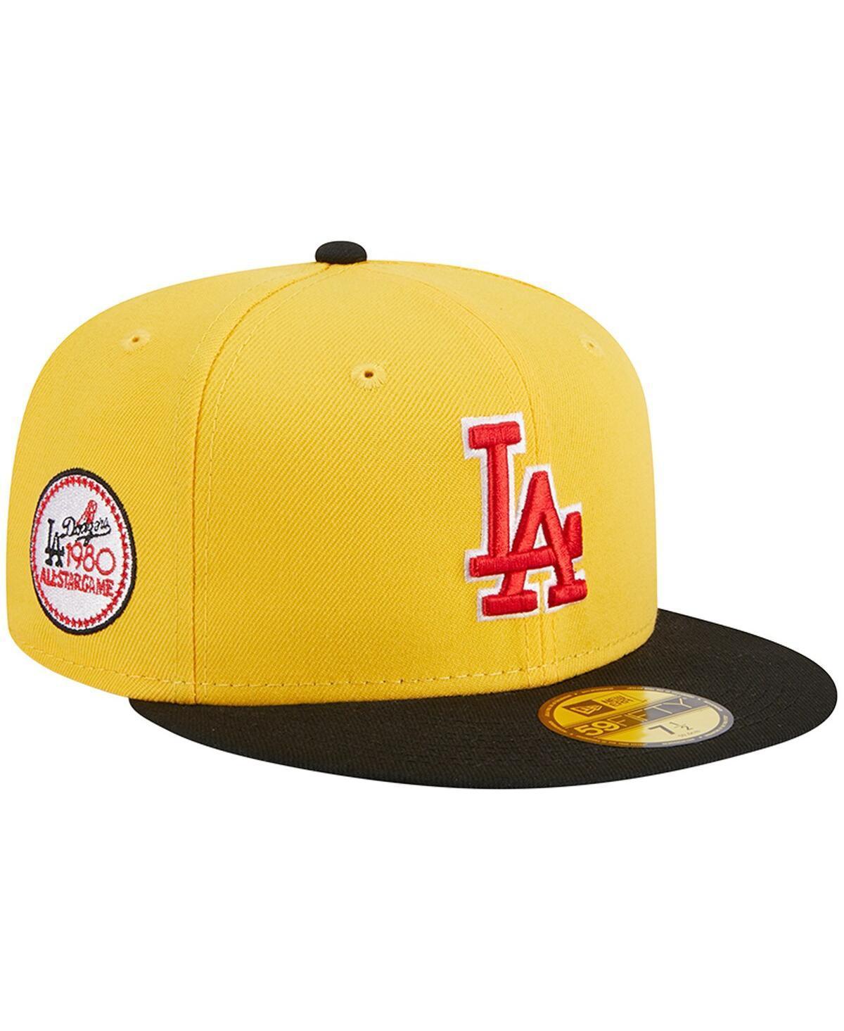 Mens New Era /Black Los Angeles Dodgers Grilled 59FIFTY Fitted Hat Product Image