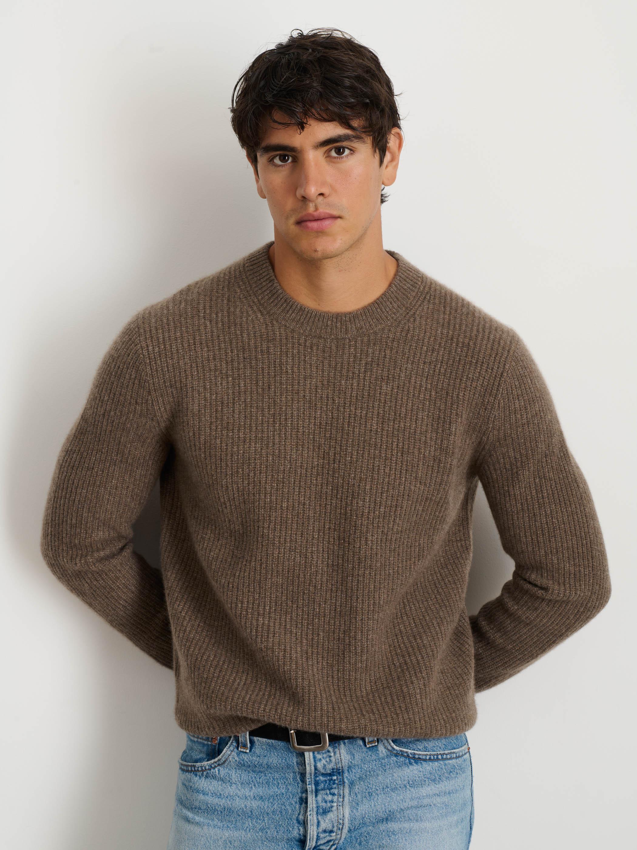 Jordan Sweater In Washed Cashmere Male Product Image