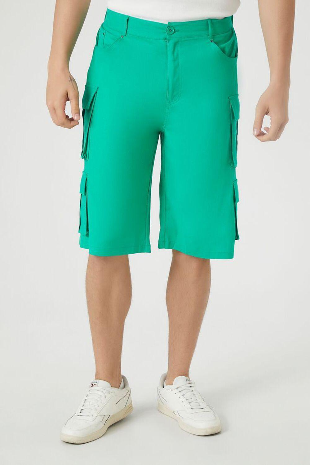 Mid-Rise Cargo Shorts | Forever 21 Product Image